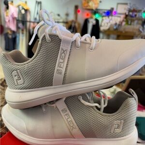 FootJoy White and Gray Women's Sneakers